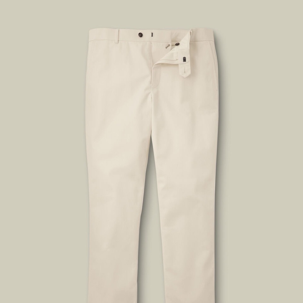 Men's Cream Pants - Picture 1 of 6